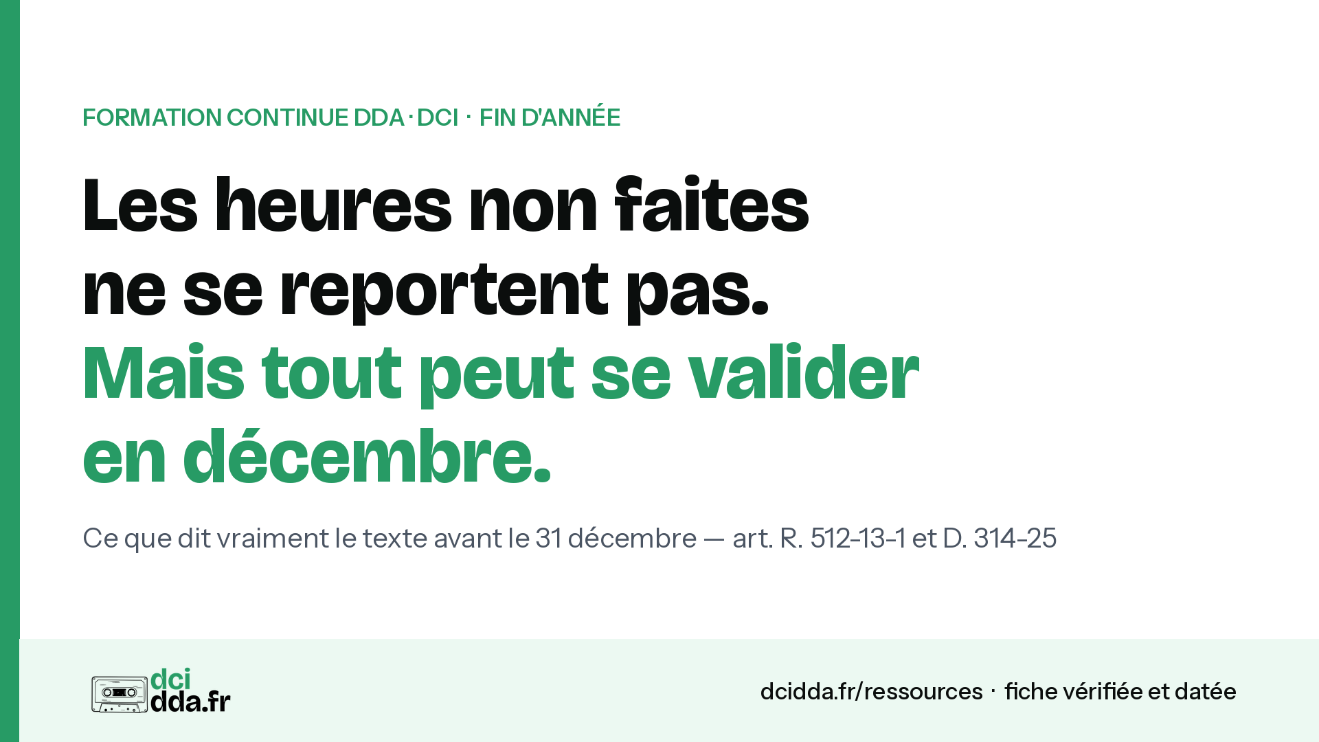 Il vous reste des heures à faire avant le 31 décembre : ce que dit vraiment le texte